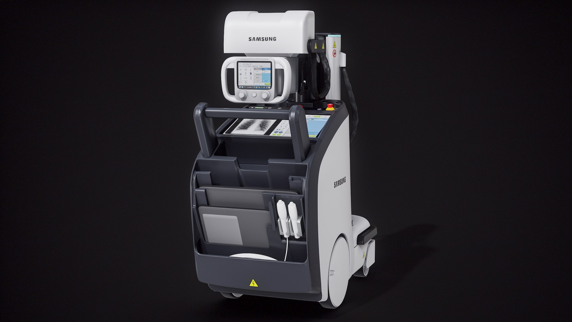 3D Samsung GM85 AccE X-Ray Diagnostic Unit PBR model - TurboSquid 2110226