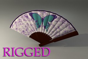 3d oriental fan