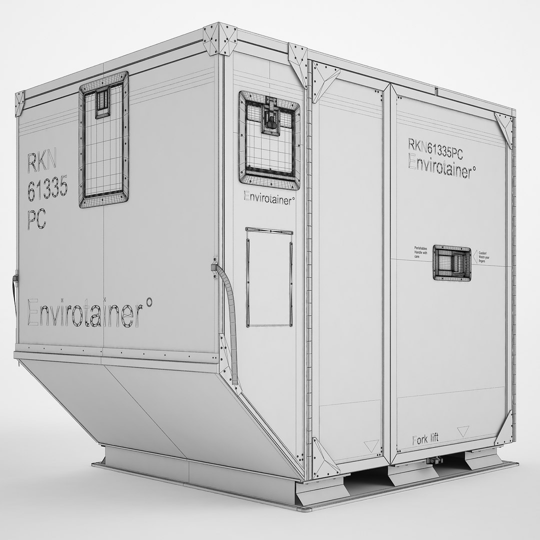 Airport Container 3d Model