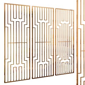 decorative partition set 43 3D
