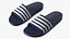 Pantuflas Chanclas de Goma Azul Oscuro