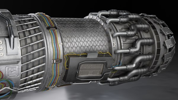 modelo 3d Motor turborreactor - TurboSquid 2042803
