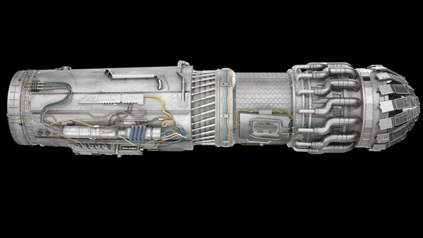 modelo 3d Motor turborreactor - TurboSquid 2042803