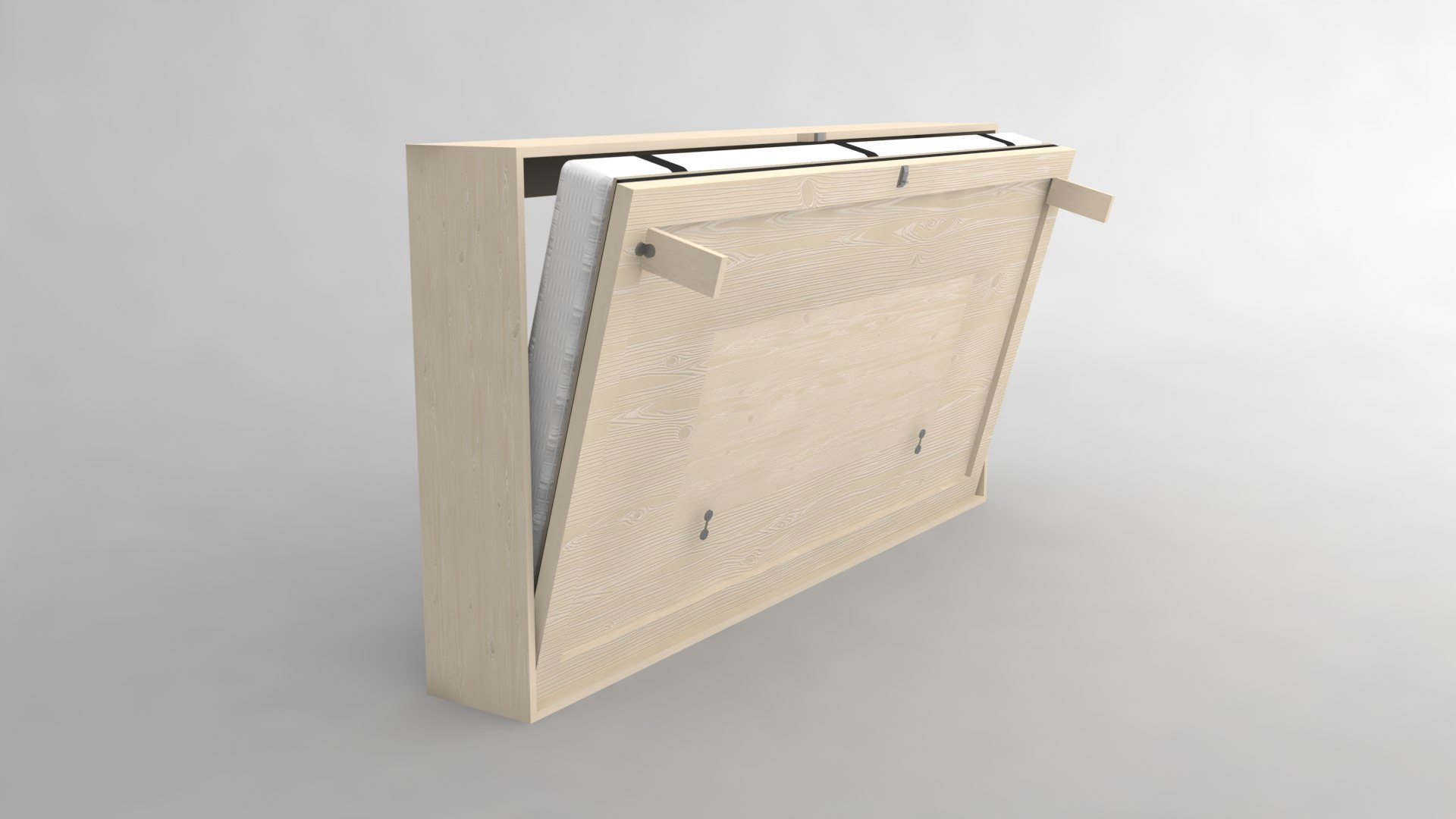 Murphy Wall Bed 3D Model - TurboSquid 1806729