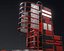 Sci-Fi Ladders and Stairs Red