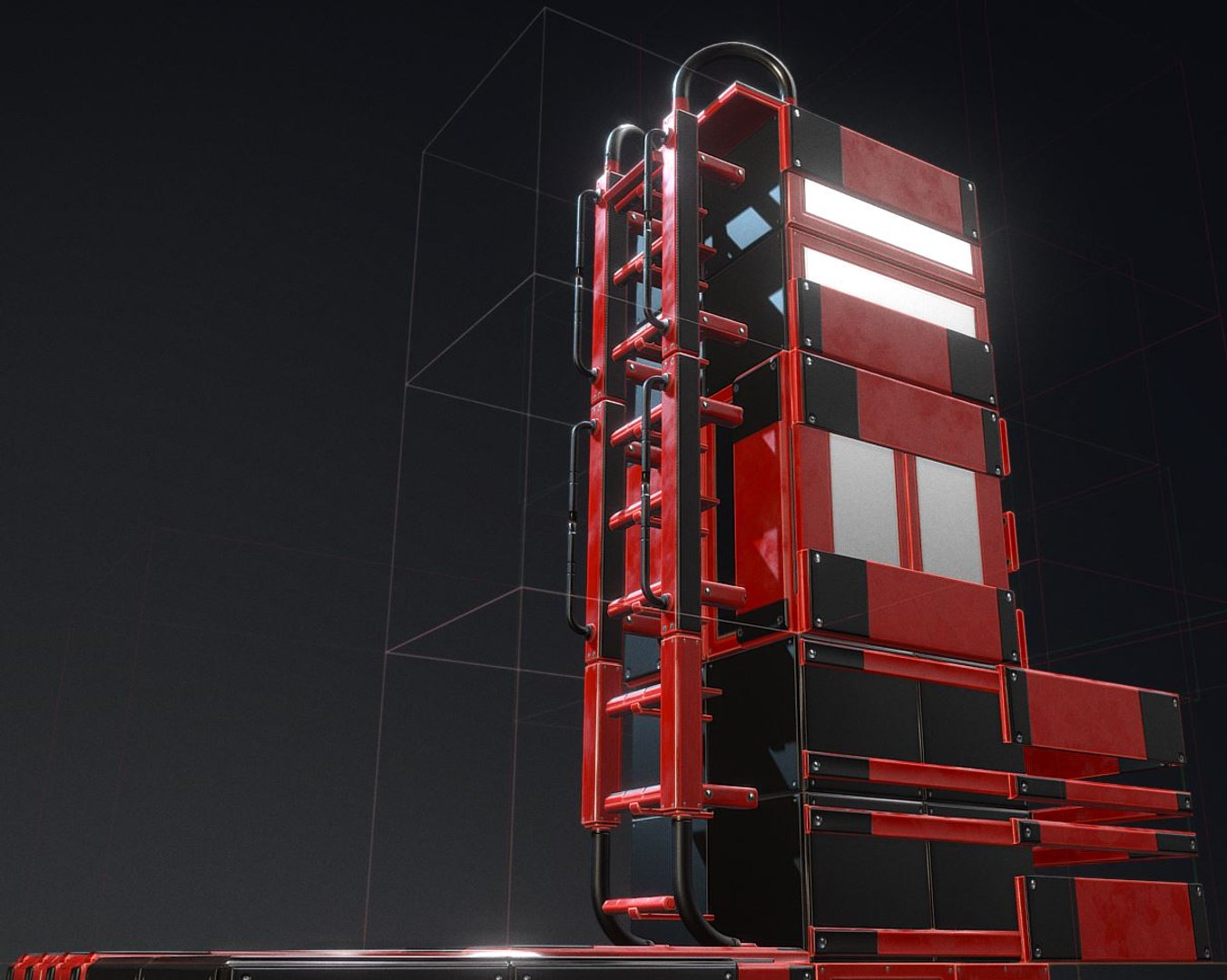 3D model sci-fi ladders stairs red glass https://p.turbosquid.com/ts-thumb/JD/fTsryC/Q3xICn9o/scifiladdersandstairspackageredversion3/jpg/1492441131/1920x1080/fit_q87/c59815117d99fe419d7ddb38b441be36c346a34f/scifiladdersandstairspackageredversion3.jpg