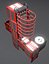 Sci-Fi Ladders and Stairs Red
