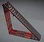 Sci-Fi Ladders and Stairs Red