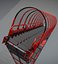 Sci-Fi Ladders and Stairs Red
