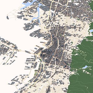 3D Kobe City Japan
