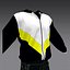 Blazer amarelo e jeans