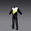 Blazer amarelo e jeans
