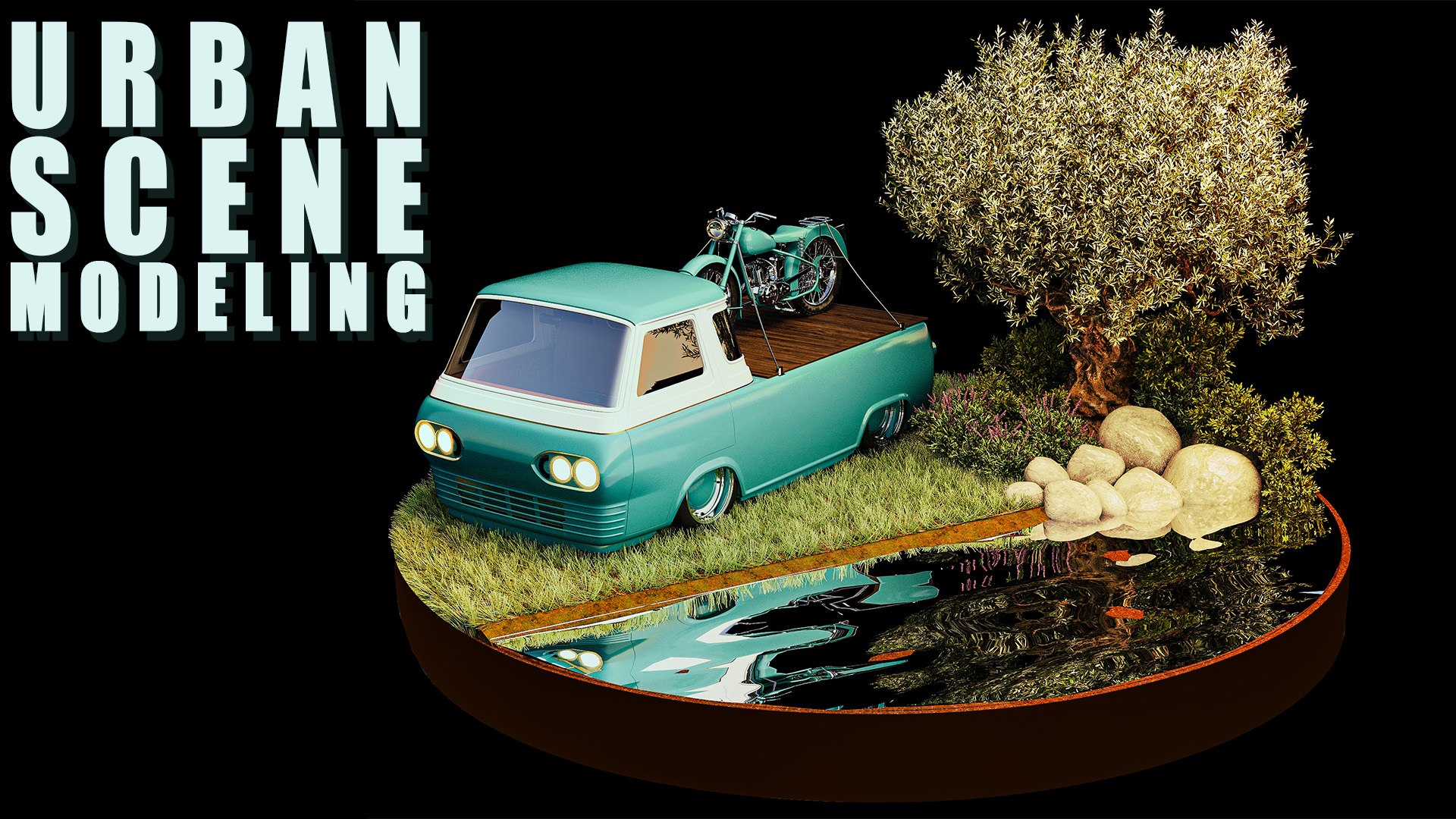 Cartoon Scene Modeling Model - TurboSquid 2015839