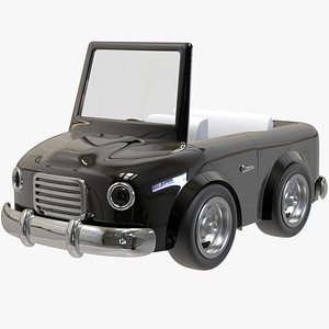 3D Convertible Cartoon Car model