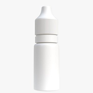 opaque dropper bottle 2 3D model
