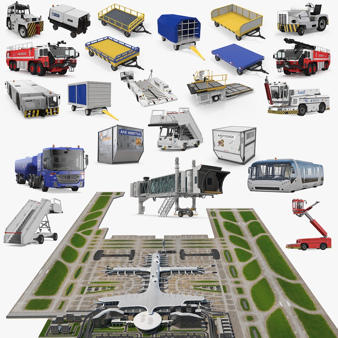 Airport Big Collection 3 3D model preview