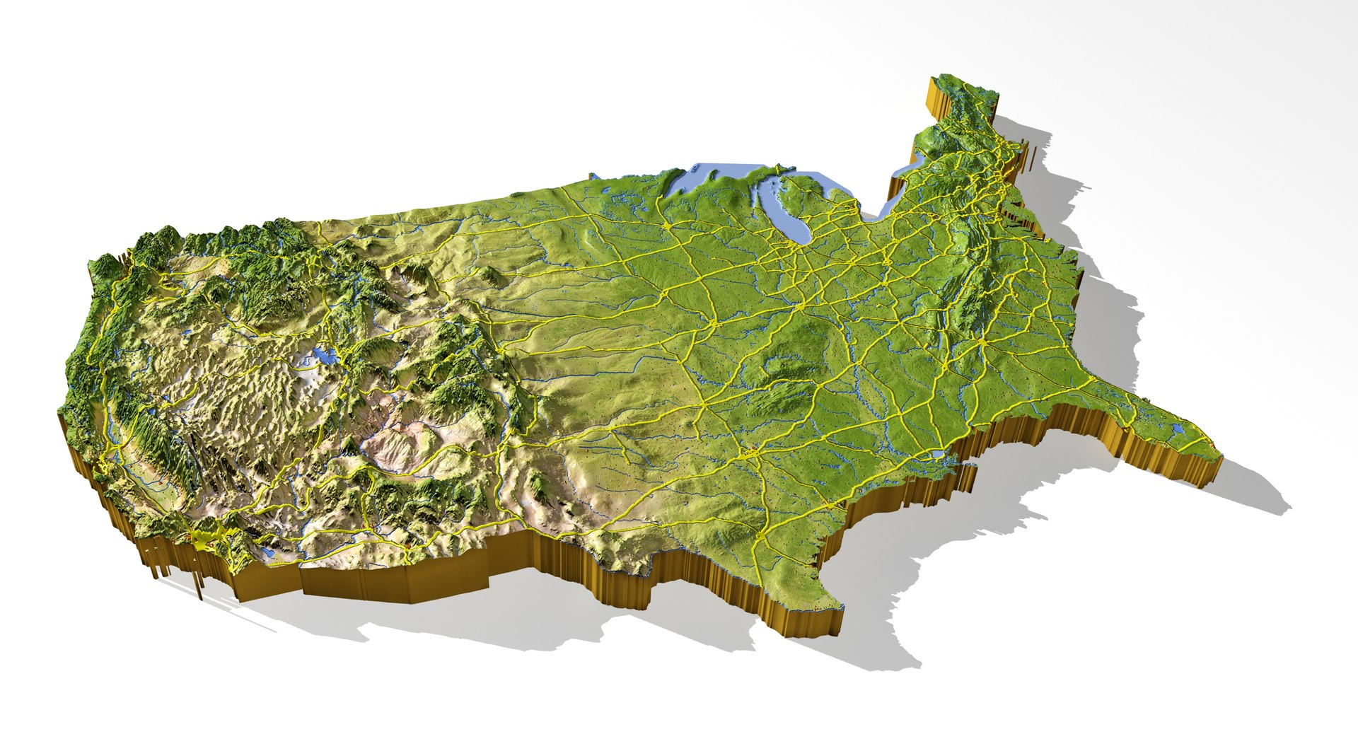 3dsmax Relief United States