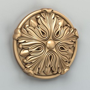 rosette cnc intagli3d 3D model