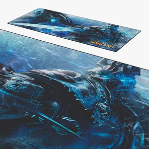3D model Wrath of the Lich King Desk Mat With Frozen Sword Art