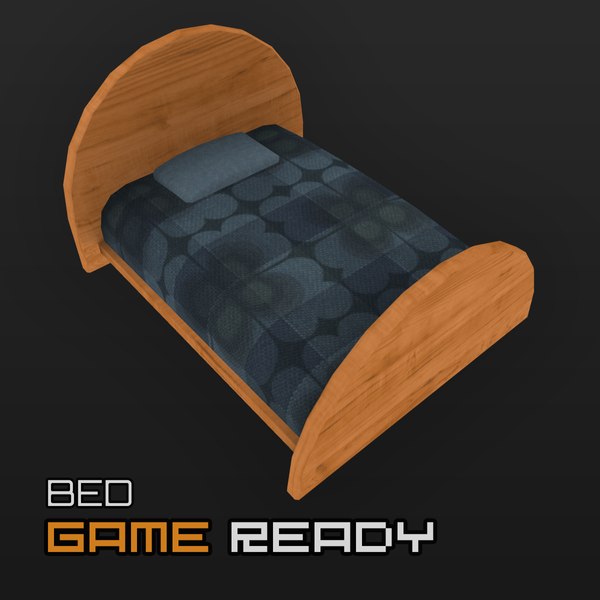 3d ready bed model