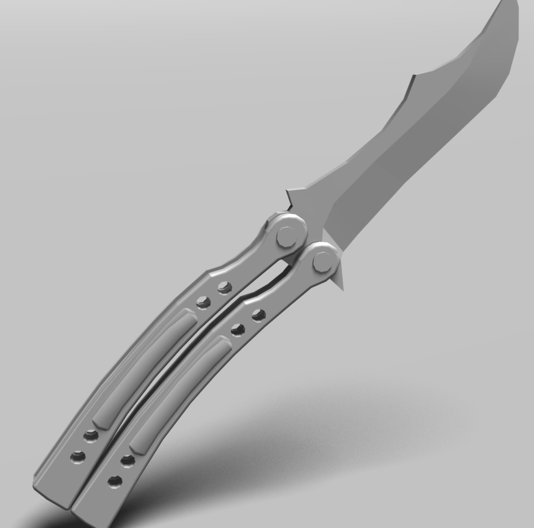 СТЛ нож из стандофф2 3d STL