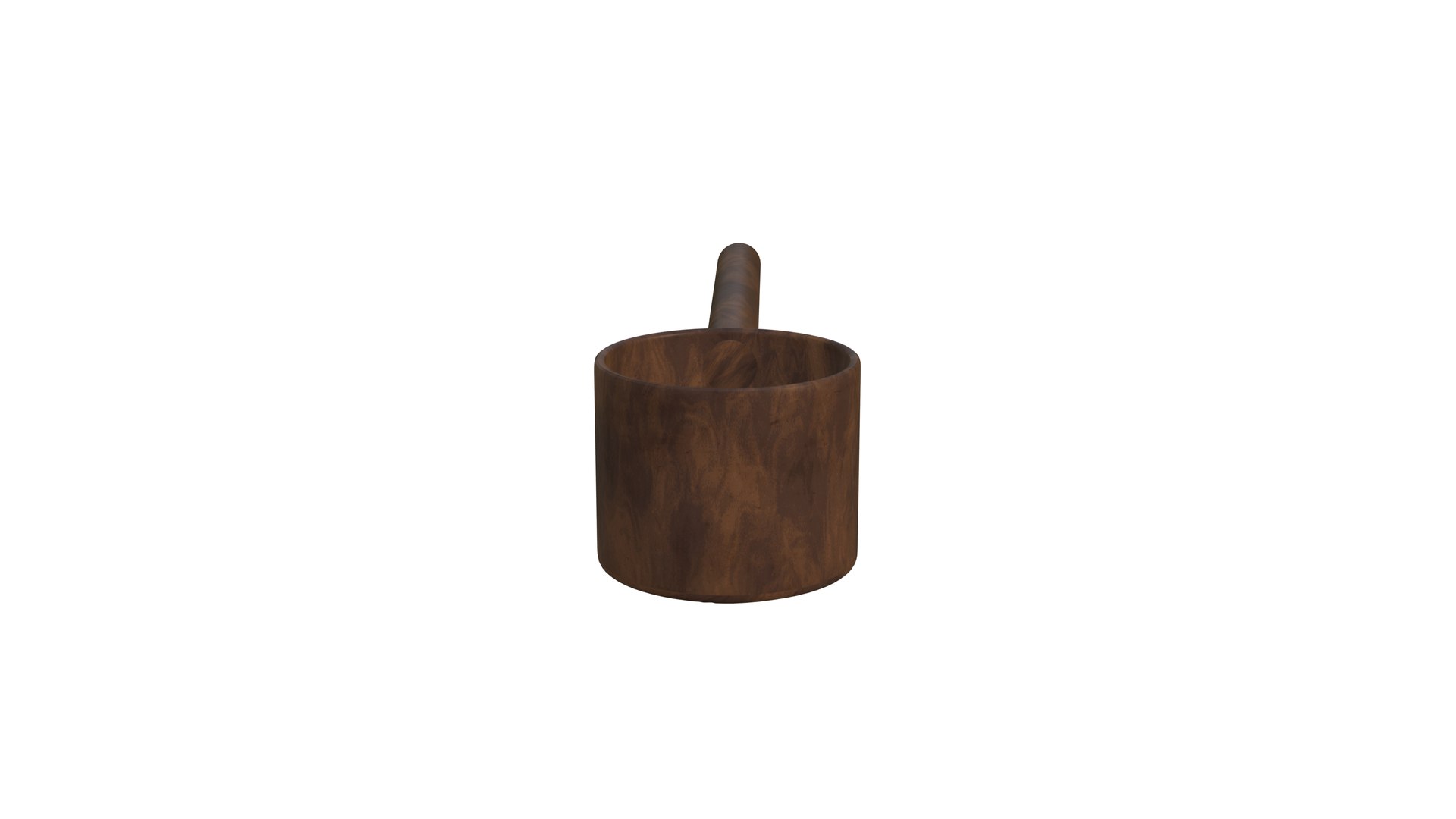 3D Model Realistic Wooden Dipper Traditional Handcrafted - TurboSquid ...