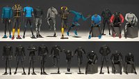 Male mannequin Nike FULL PACK 3D model
