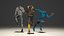 Male mannequin Nike FULL PACK 3D model