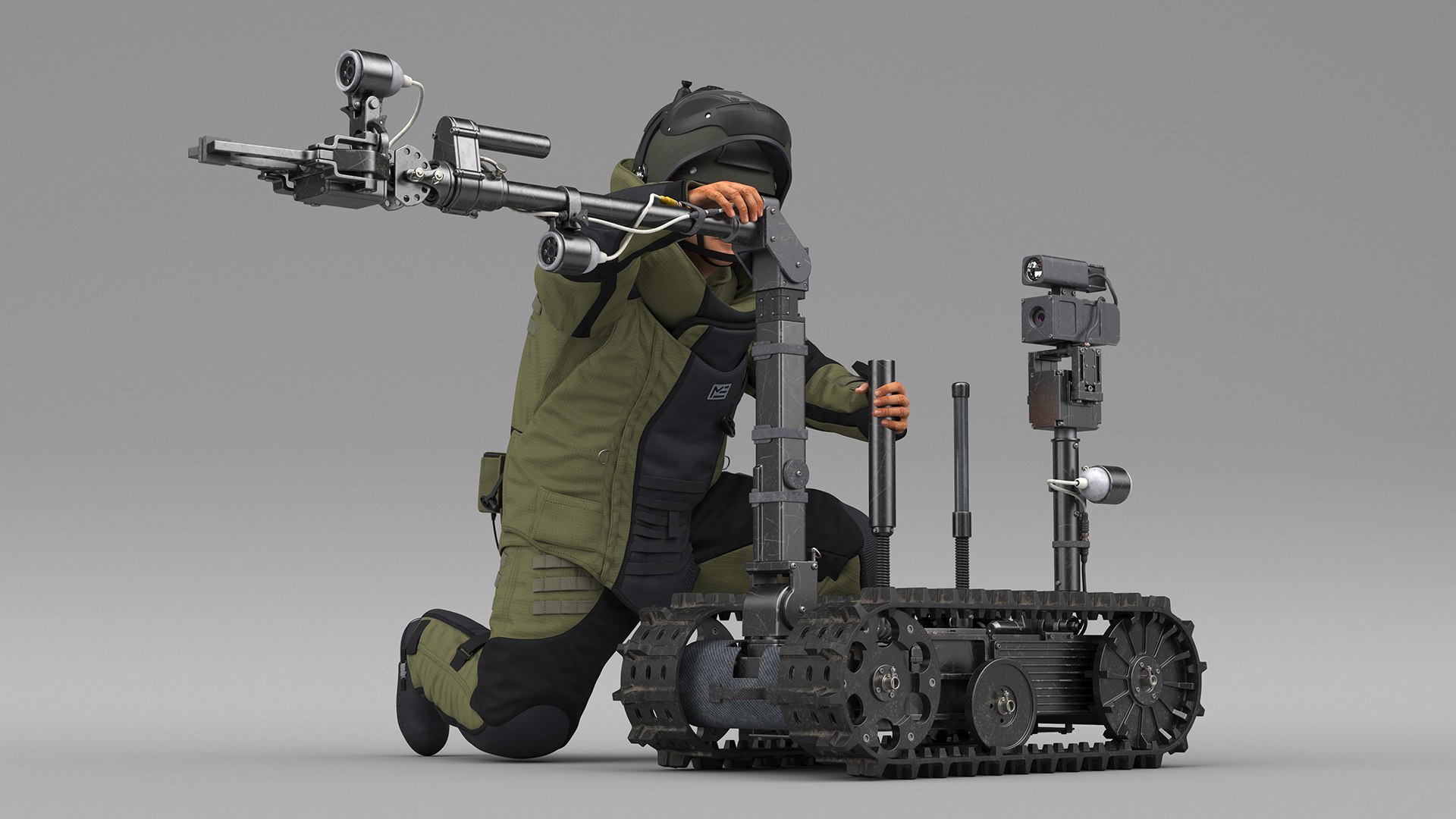 3D EOD 10 Bomb Suit and Robot https://p.turbosquid.com/ts-thumb/JE/SFpG7M/Hn/eod10bombsuitandrobot3dsmodel006/jpg/1727034951/1920x1080/fit_q87/3895bf16ba7d352713ef3277c2502e1bc290e5e7/eod10bombsuitandrobot3dsmodel006.jpg