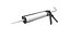 Sealant skeleton gun with cartridge