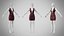 Dress 34 Chocolate Velvet With Design