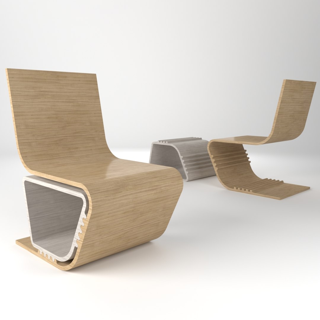 Modular Chair Seating 3D Model TurboSquid 1561382
