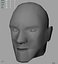 basic male character head 3d model