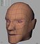 basic male character head 3d model