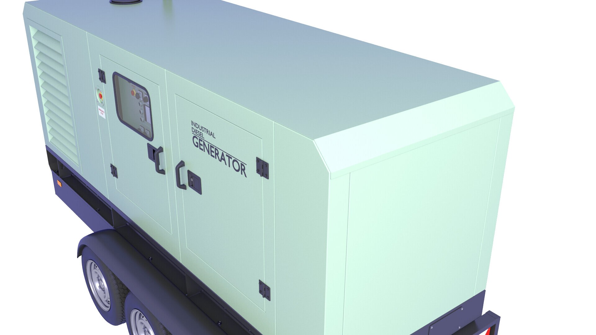 3D Model Diesel Generator Trailer 51 - TurboSquid 2257482
