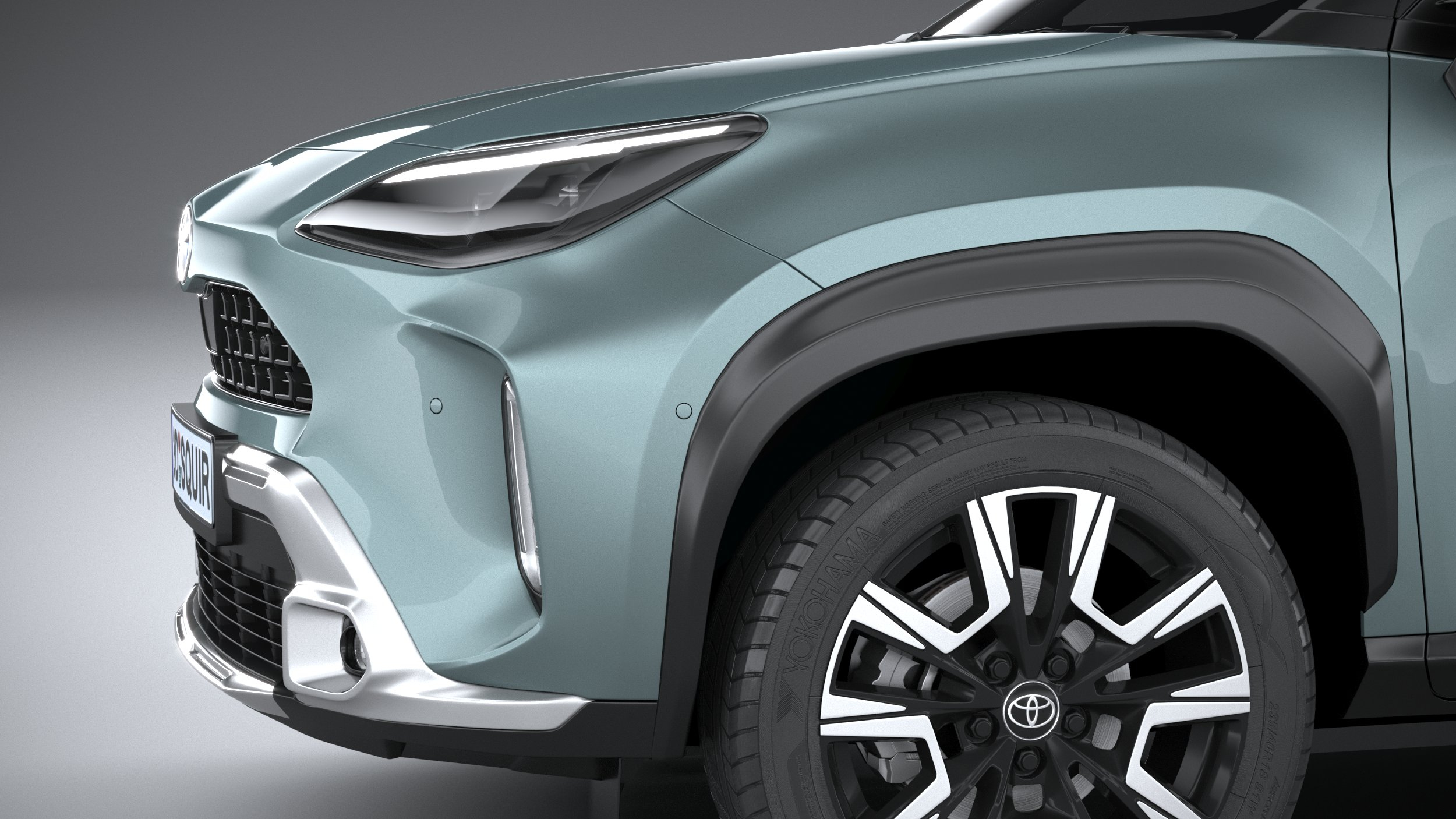 3D модель Тойота Ярис Кросс 2024 - TurboSquid 2238963