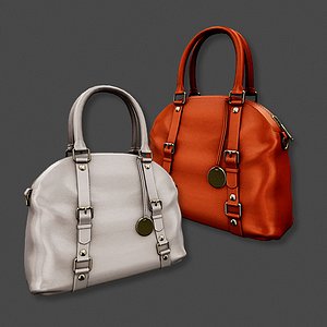 3d model handbag bag leather
