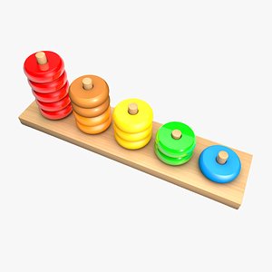 Wooden math toy