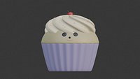 Cute Muffin Character  Muffini