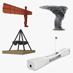 3D model Landmarks Collection