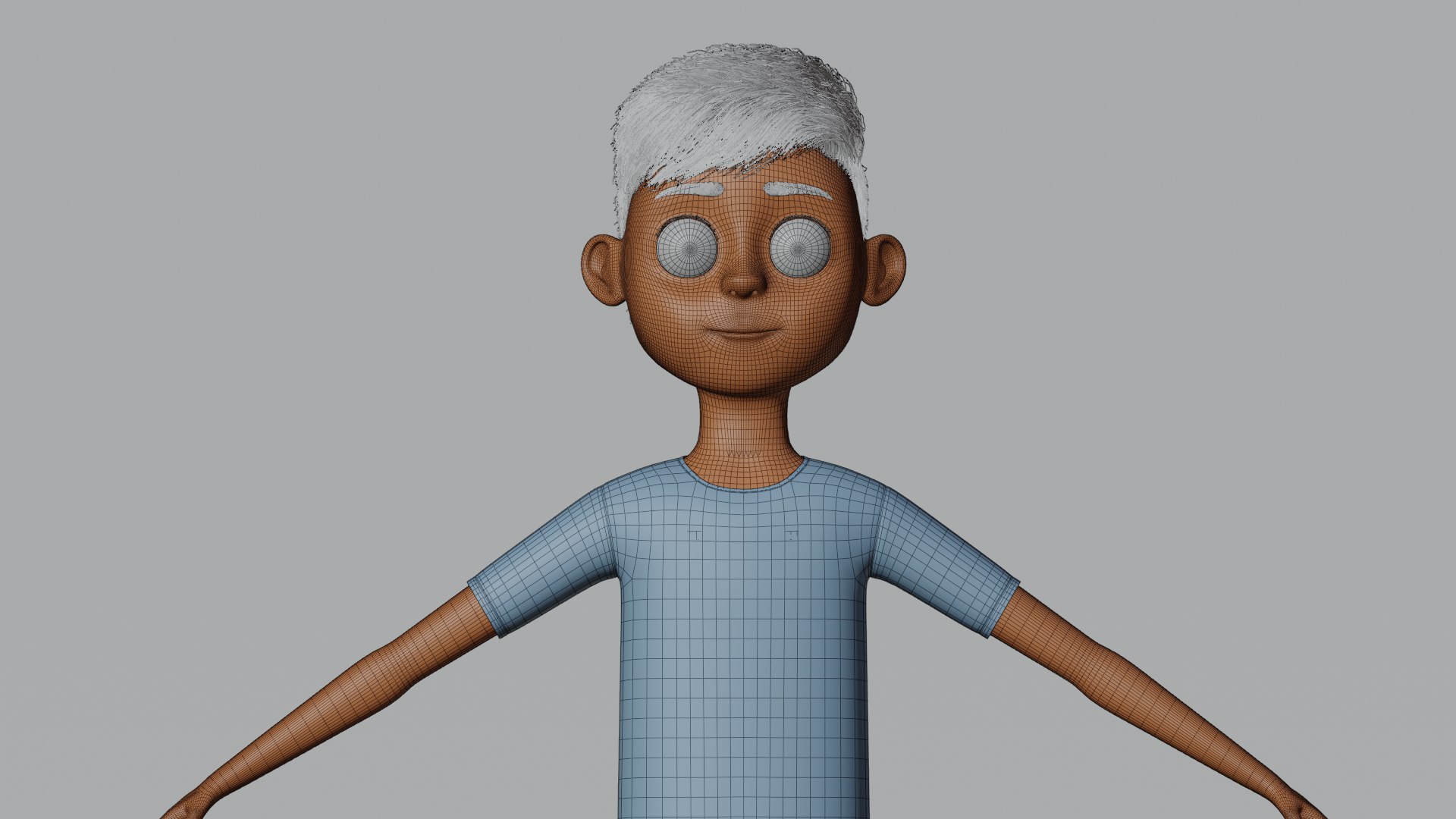 Cartoon character boy model - TurboSquid 2127984