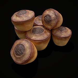 Classic Medieval Mince Meat Pies 3D model