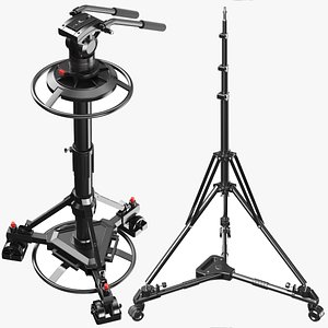Two Detailed Camera Tripods