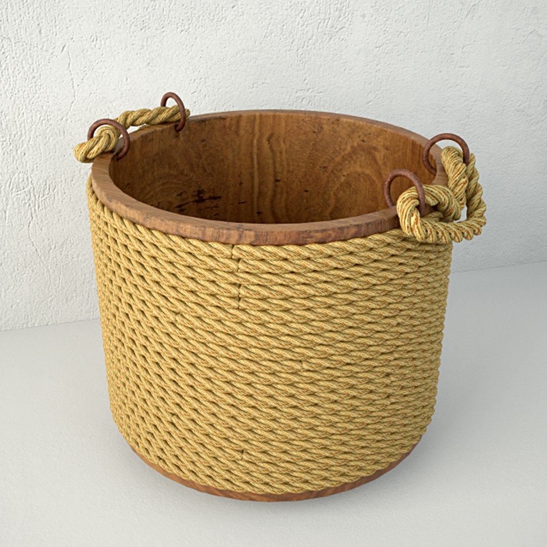 3D bucket ropes - TurboSquid 1194785