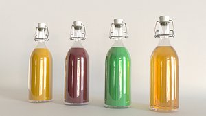 Juice bottle Korken model