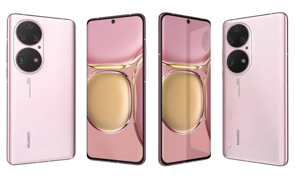 Huawei P50 Pro Charm Pink 3D