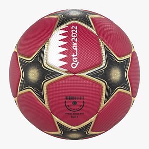 3D Star Soccer Ball-Qatar 2022