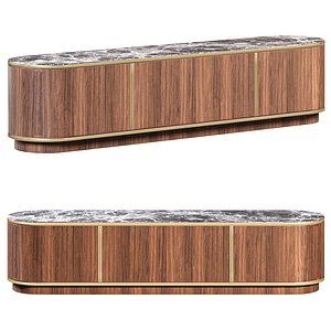 BROWN TV CABINET by laskasas 3D