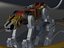 3D Voltron - Modello Leone giallo