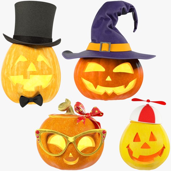 Halloween Pumpkins Family Collection V8 model